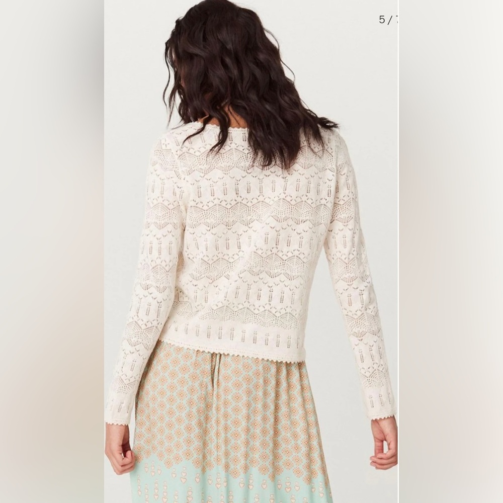*Spell Siesta Pointelle Cardigan Daisy – Size Trade Only* - Picture 2 of 5